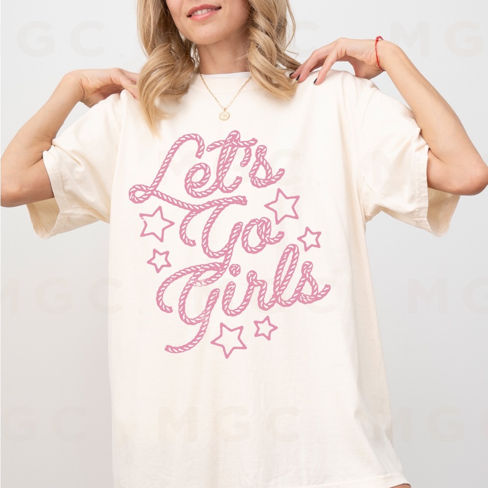 🚨 CLOSEOUT 🚨 Comfort Colors Let’s Go Girls Tee